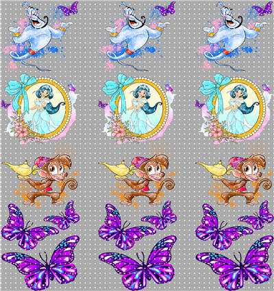 Pen sticker-F 2607